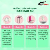 (Hộp 10 Cái) Bao cao su Okamoto Harmony - Gân sọc, siêu mỏng chính hãng 742490