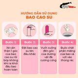 (Hộp 10 Cái) Bao cao su Okamoto - Vân hoa hồng, ôm khít chính hãng 742489