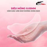 (Hộp 10 Cái) Bao cao su Okamoto Skinless Skin Vanilla - Hương vani, mềm mại chính hãng 742488