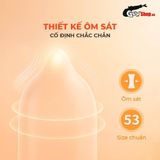 (Hộp 10 Cái) Bao cao su Okamoto Skinless Skin Orange Super Lubricative - Hương cam chính hãng 742487