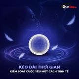 (Hộp 3 Cái) Bao cao su Shell Bigtime  - Size 54mm, siêu mỏng, chống tuột, kéo dài thời gian chính hãng 742484