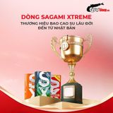 (Hộp 10 Cái) Bao cao su Sagami Xtreme Dotty G Mint Feel Long - Siêu điểm nổi, ôm sát chính hãng 742481
