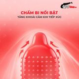 (Hộp 10 Cái) Bao cao su Sagami Xtreme Dotty G Mint Feel Long - Siêu điểm nổi, ôm sát chính hãng 742481