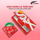(Hộp 10 Cái) Bao cao su Sagami Xtreme Dotty G Mint Feel Long - Siêu điểm nổi, ôm sát chính hãng 742481