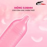 (Hộp 10 Cái) Bao cao su Firon Rush - Gân sọc, điểm nổi, kéo dài thời gian chính hãng 742479