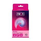 (Hộp 10 Cái) Bao cao su Firon Rush - Gân sọc, điểm nổi, kéo dài thời gian chính hãng 742479