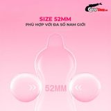 (Hộp 10 Cái) Bao cao su Firon Rush - Gân sọc, điểm nổi, kéo dài thời gian chính hãng 742479