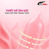 (Hộp 10 Cái) Bao cao su Firon Rush - Gân sọc, điểm nổi, kéo dài thời gian chính hãng 742479