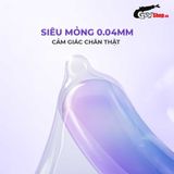(Hộp 3 Cái) Bao cao su Firon Max 54 - Size 54mm, siêu mỏng, kéo dài thời gian chính hãng 742474