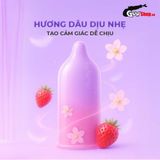 (Hộp 3 Cái) Bao cao su Firon Max 54 - Size 54mm, siêu mỏng, kéo dài thời gian chính hãng 742474