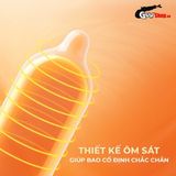 (Hộp 10 Cái) Bao cao su Firon Slide - Siêu mỏng, chống tuột, hương trái cây chính hãng 742473