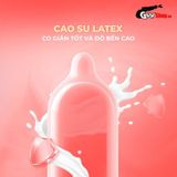 (Hộp 10 Cái) Bao cao su Powergra Classic - Siêu mỏng, truyền nhiệt nhanh, hương trái cây chính hãng 742466