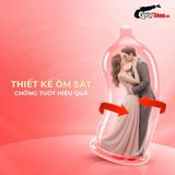 (Hộp 10 Cái) Bao cao su Powergra Classic - Siêu mỏng, truyền nhiệt nhanh, hương trái cây chính hãng 742466