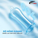 (Hộp 10 Cái) Bao cao su Powergra Feel X - Siêu mỏng, kéo dài, hương nhân sâm chính hãng 742465