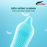 (Hộp 10 Cái) Bao cao su Powergra Promax - Gân sọc và điểm nổi, kéo dài, hương trái cây chính hãng 742464