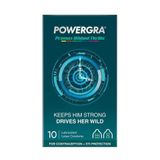(Hộp 10 Cái) Bao cao su Powergra Promax - Gân sọc và điểm nổi, kéo dài, hương trái cây chính hãng 742464