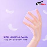(Hộp 3 Cái) Bao cao su Powergra Maxfit - Size 54mm, siêu mỏng, kéo dài, hương dâu chính hãng 742459