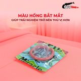 (Hộp 10 Cái) Bao cao su Sagami Six Fix V Miracle Fit - Thiết kế 3D ôm sát, siêu mỏng chính hãng 742458