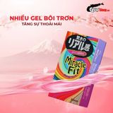(Hộp 10 Cái) Bao cao su Sagami Six Fix V Miracle Fit - Thiết kế 3D ôm sát, siêu mỏng chính hãng 742458
