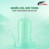 (Hộp 10 Cái) Bao cao su Sagami Xtreme Type E Green Box - Siêu điểm nổi, siêu mỏng chính hãng 742456