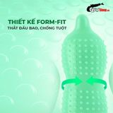 (Hộp 10 Cái) Bao cao su Sagami Xtreme Type E Green Box - Siêu điểm nổi, siêu mỏng chính hãng 742456