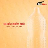 (Hộp 10 Cái) Bao cao su Sagami Dotty G Mint Are - Siêu điểm nổi, nhiều gel chính hãng 742455