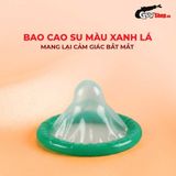 (Hộp 10 Cái) Bao cao su Sagami Dotty G Mint Are - Siêu điểm nổi, nhiều gel chính hãng 742455