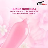 (Hộp 10 Cái) Bao cao su Shell Pulse Feather Touch 0.03 - Hương nước hoa cao cấp, siêu mỏng chính hãng 742453