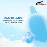 (Hộp 10 Cái) Bao cao su Shell Pulse Infinite Stealth - Hương nước hoa cao cấp, siêu mỏng, kéo dài thời gian chính hãng 742452