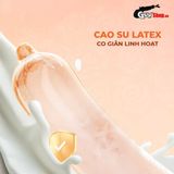 (Hộp 10 Cái) Bao cao su Shell Pulse Lasting Pleasure - Hương nước hoa cao cấp, gân nổi, kéo dài thời gian chính hãng 742451