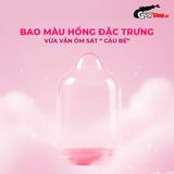 (Hộp 12 Cái) Bao cao su JEX Glamourous Butterfly Moist - Dưỡng ẩm tự nhiên với HA và Collagen chính hãng 742449