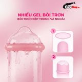 (Hộp 12 Cái) Bao cao su JEX Glamourous Butterfly Moist - Dưỡng ẩm tự nhiên với HA và Collagen chính hãng 742449