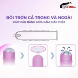 (Hộp 10 Cái) Bao cao su JEX Zone - Siêu mỏng chân thật, nhiều gel chính hãng 742446