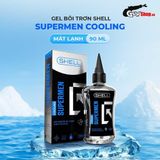 (Chai 90ml) Gel bôi trơn hậu môn mát lạnh Shell Supermen Cooling Chính hãng 741514