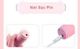 Dương Vật Giả Rung Xoay Pin Sạc Tai Thỏ Mizzzee 633452