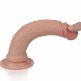 Dương Vật Giả Cao Cấp Siêu Mềm Dẻo Hít Tường Lovetoy 7.0 USA 633461