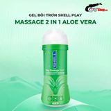 (Chai 200ml) Gel bôi trơn Shell Play Massage 2 in 1 Aloe Vera chính hãng 742336