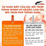 (Chai 50ml) Gel bôi trơn ấm nóng Firon Warm Up chính hãng 742328
