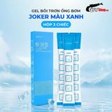(Hộp 3 ống) Gel bôi trơn ống bơm Joker màu xanh - Dưỡng ẩm, không mùi chính hãng 742320