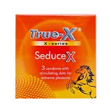 (Hộp 12 Cái) Bao Cao Su True-X, X – Series SeduceX Bề Mặt 600 Chấm Nổi Chính Hãng 742233