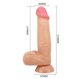 Dương Vật Giả Pretty Love Cass Có Rung, Đế Hút Size 8.5