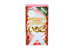 (Hộp 10 Cái) Bao Cao Su Sagami Xtreme Strawberry, Hương Dâu Chính hãng 742196