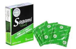 (Hộp 5 Cái) Bao Cao Su Sagami Type E - Gân Gai Chính Hãng 742186