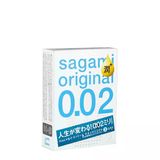 (Hộp 3 Cái) Bao Cao Su Sagami Original 002 Extra - Tăng 30% Gel - Siêu Mỏng 0.02mm Chính hãng 742181
