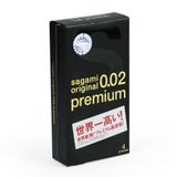 (Hộp 4 Cái) Bao Cao Su Sagami Original 0.02 Premium, Siêu Mỏng Chính Hãng 742179