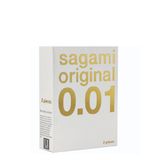 (2 Cái) Bao Cao Su Sagami Original 0.01 Siêu Mỏng Chính Hãng 742177