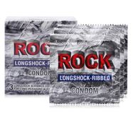 (Hộp 3 Cái) Bao Cao Su Rock Longshock Dành cho nam giới chính hãng 742164