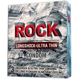 (Hộp 3 Cái) Bao Cao Su Rock Longshock Dành cho nam giới chính hãng 742164