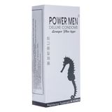 (Hộp 12 Cái) Bao Cao Su Powermen Cá Ngựa Bạc Dành cho nam giới chính hãng 742158