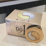 (Hộp 10 Cái) Bao Cao Su OLO Siêu Mỏng 0.01mm Dành cho nam giới, Lửa Băng Màu Vàng Chính Hãng 742154